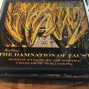 Vintage RCA 331/3 records & libretto Damnation